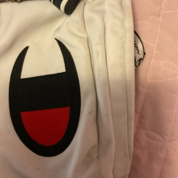 Champion White and Black Backpack with Red Logo - Picture 7 of 13